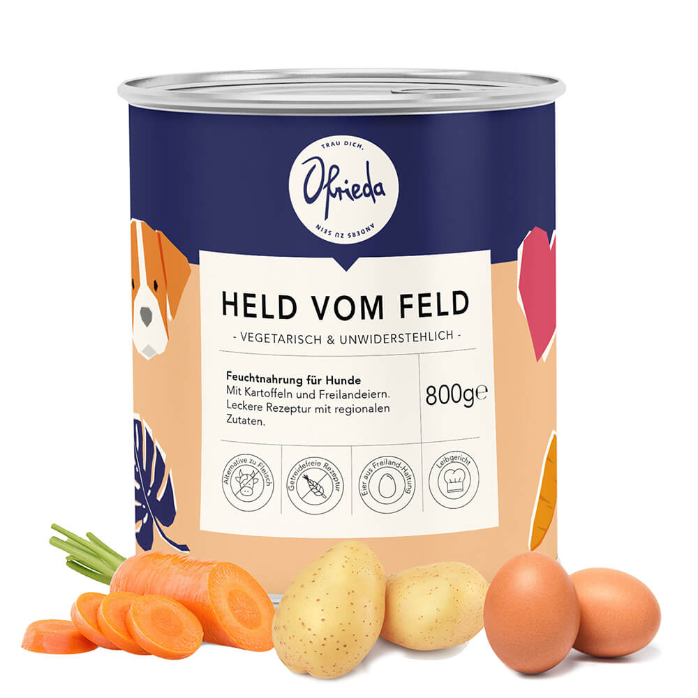 Held vom Feld Nassfutter Bruchware 17 x 800 g